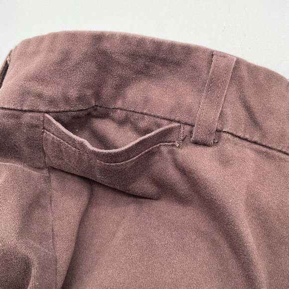 Lee Women's Just Below The Waist Straight Leg Pants Size 14M Chocolate Brown - Picture 8 of 11